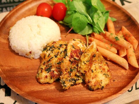 鶏胸肉でフリカケチキン